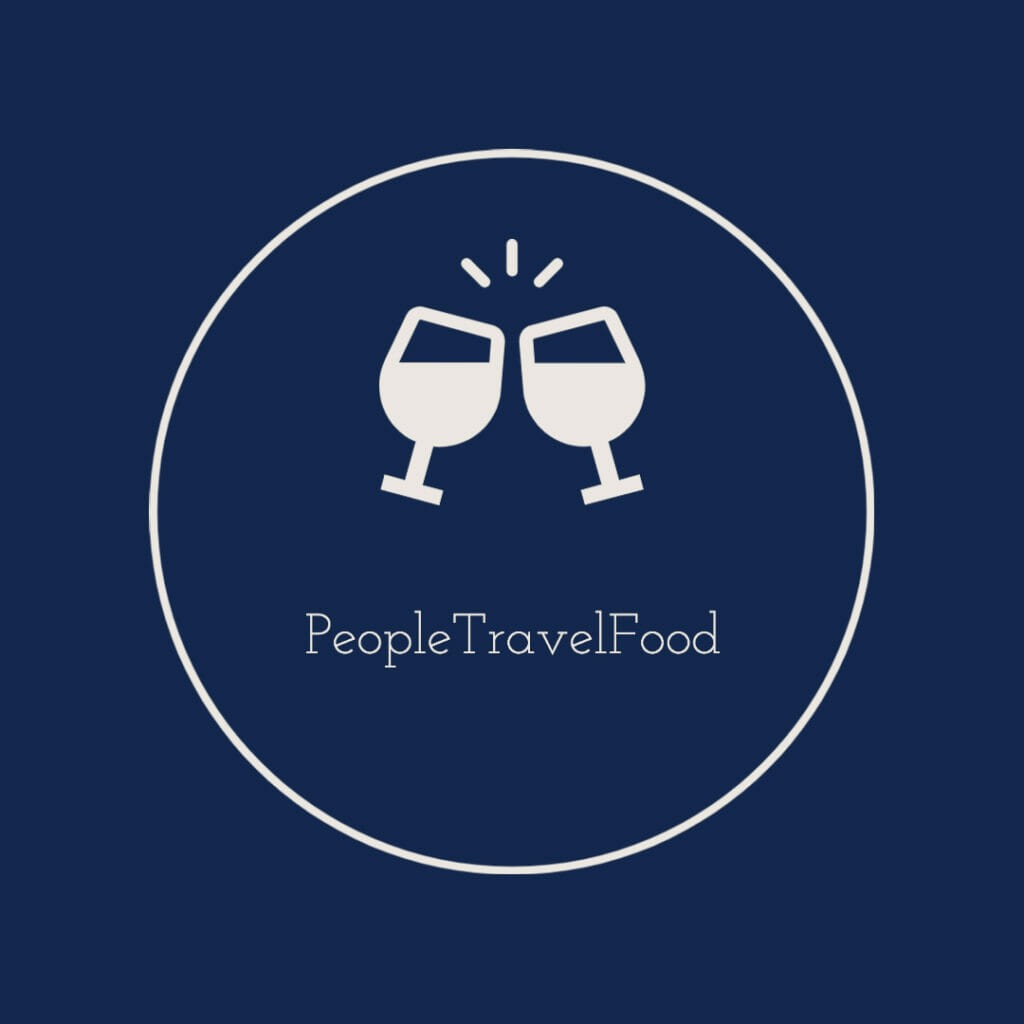 People travel food logo